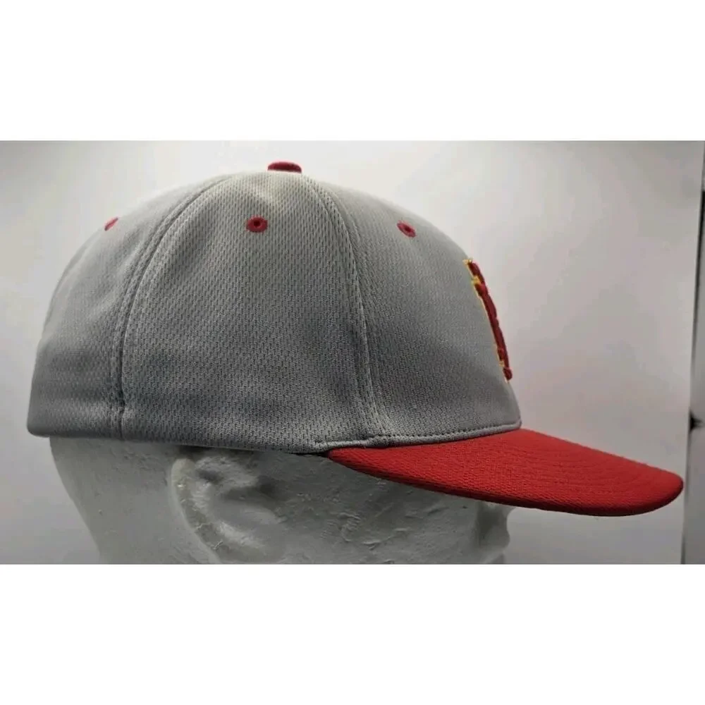 Rock Island Rocks High School Rocky Richardson‎ Stretch Cap Baseball Hat S/M PTS